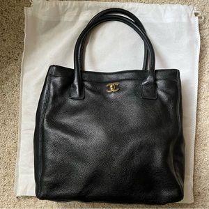 Chanel tall cerf tote